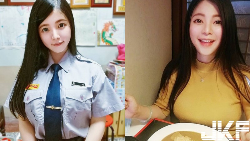 超甜美女警「阿均」！穿上制服搭配水亮大眼，一個微笑就要讓地方男性們瘋狂了..